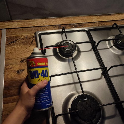 Zsíros, ragacsos főzőlap és a WD40