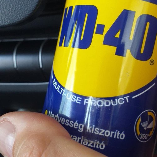 Autó hamutartó sín wd40