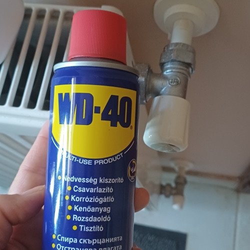 Radiátor szabályzó karbantartása WD-40-el