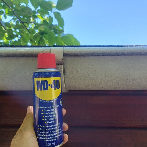 Csatorna karbantartása WD-40-el