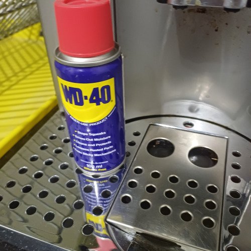 Kávéfőző karbantartás WD-40-el
