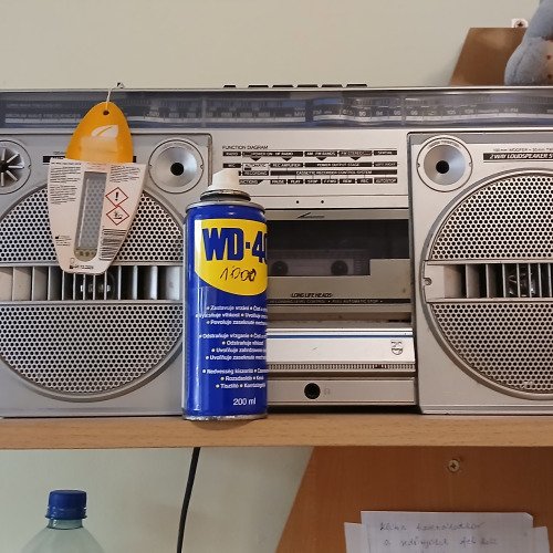 Régi kazettás rádió.