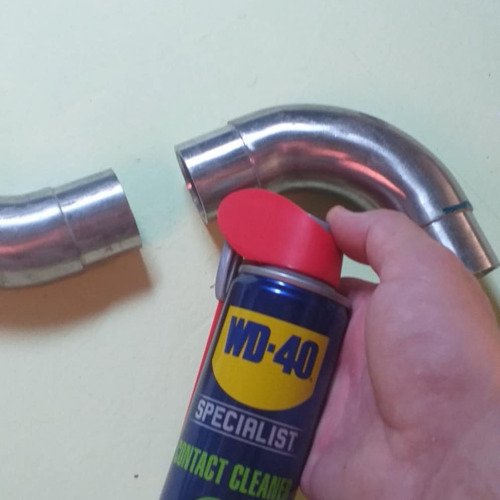 Króm korlát illesztés wd40