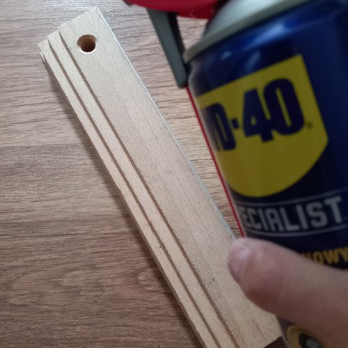 Burkolat beütő sablon wd40
