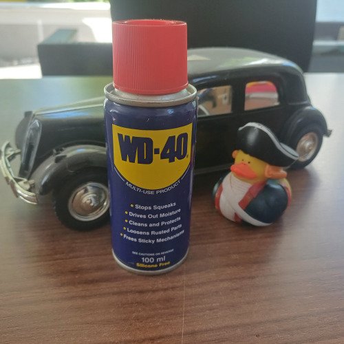 Autómakett karbantartás WD-40-el!