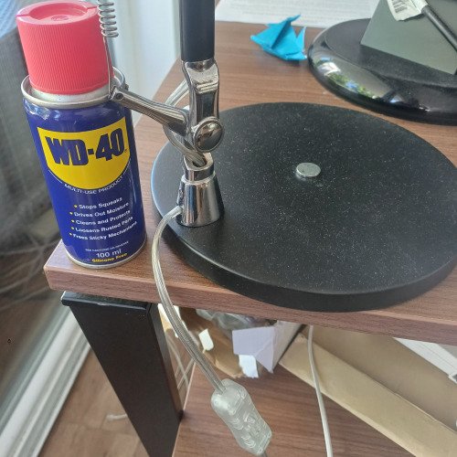 Lámpa csavar kezelése WD-40-el