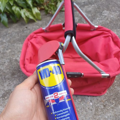 Bevásárlás kosár és a WD-40