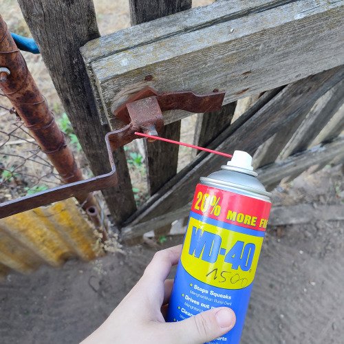 Hogyan jussunk be újra a csirkeólba WD40-el