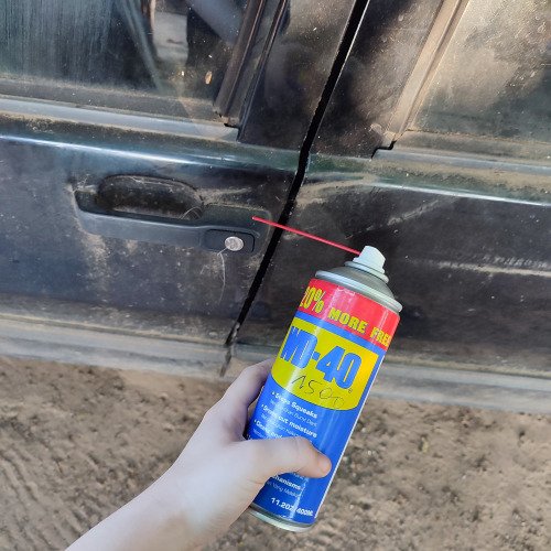 Régi beragadt kocsiajtó