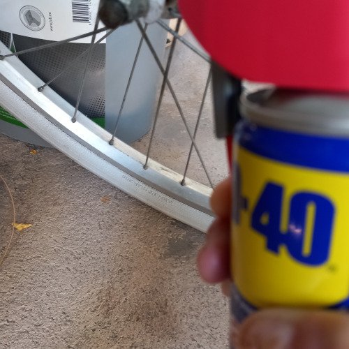 Bicikli kerék fő csavar wd40