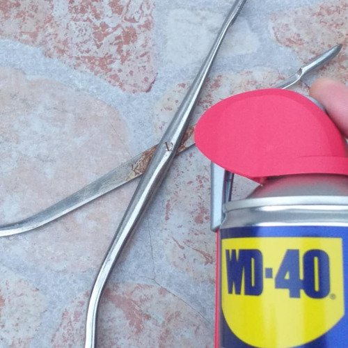 Retro olló wd40