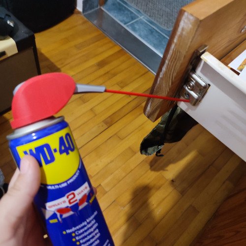 Fiók sínjének javítása