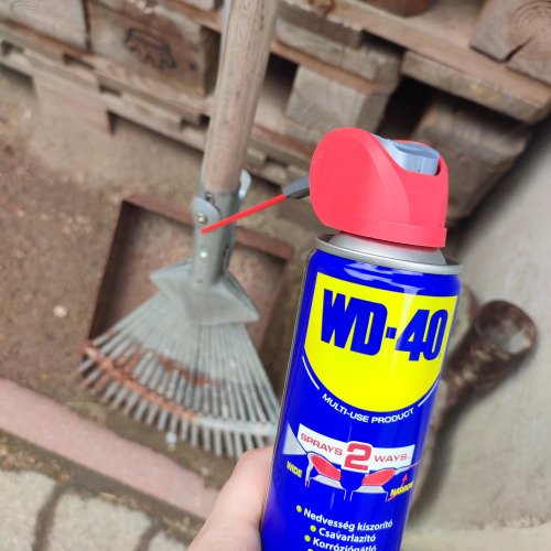 Gereblye fejének leoperálása