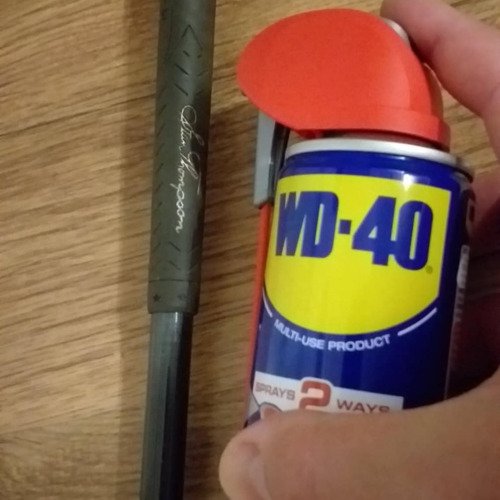 Golfütő nyél wd40
