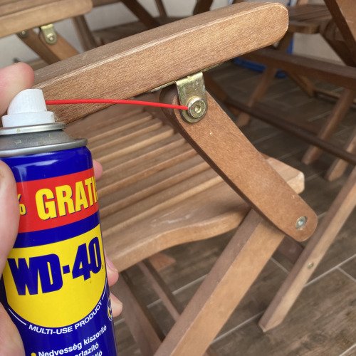 Kerti székek felújítása