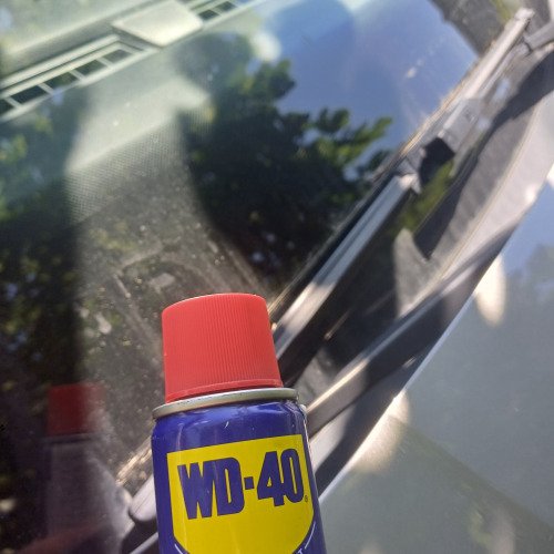 Autó ablaktörlő lapát kezelés WD-40-EL