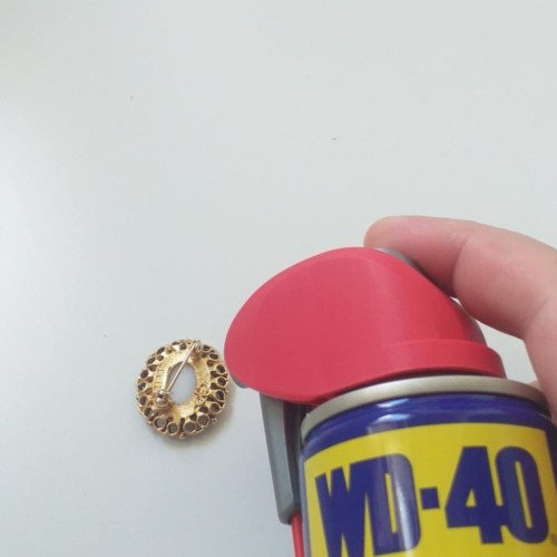Antik bross csat wd40