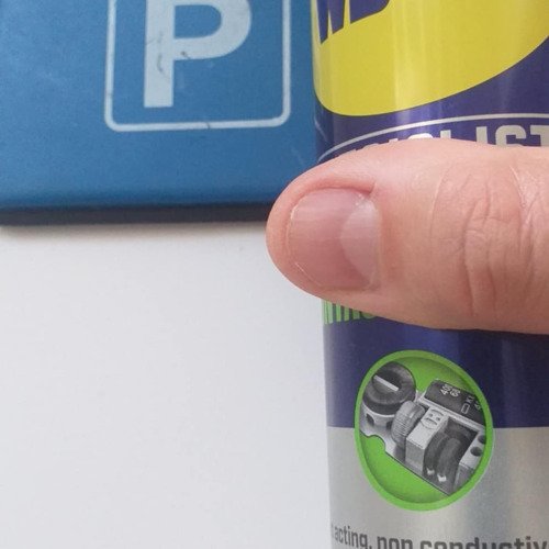 Műanyag parkoló bérlet wd40