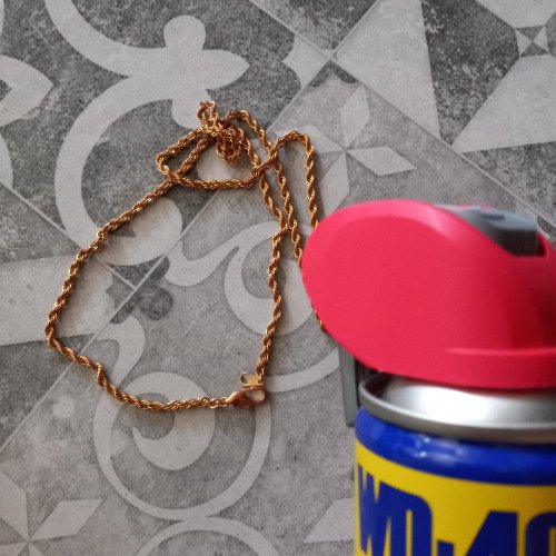 Nyaklánc kapocs wd40