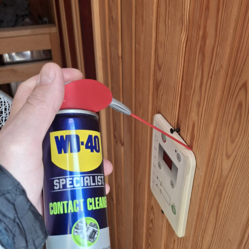 Szauna érintőpanel wd40