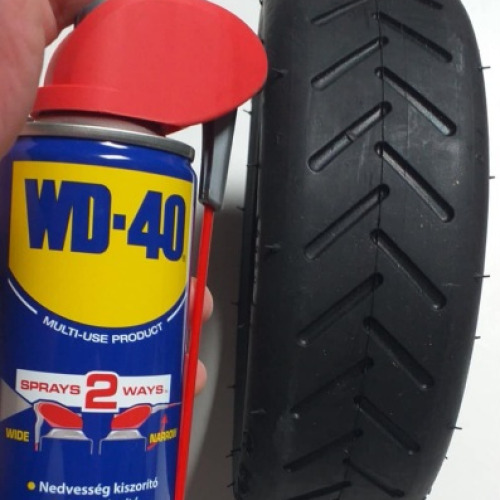 Roller gumi wd40