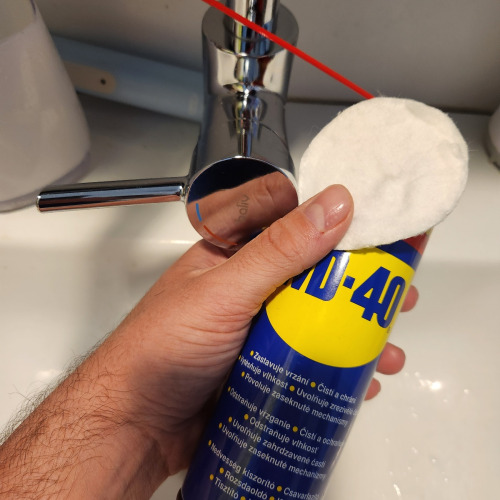 Csapok felújítása WD-40-el