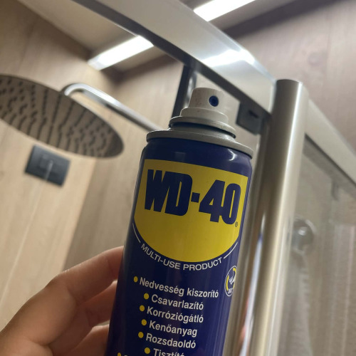Zuhanyzó karbantartás WD40-el