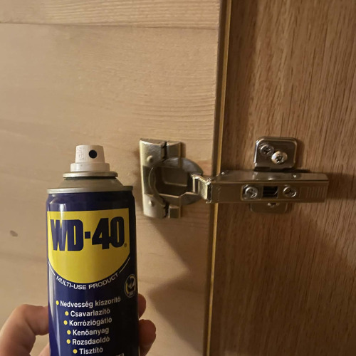 Zsanér kezelése WD40-el