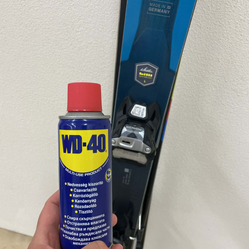 Síléc kötés karbantartása WD 40-el