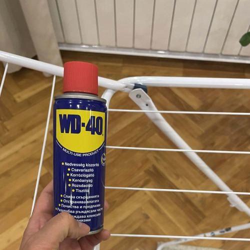 Szoruló ruhaszárító javítás WD40-el