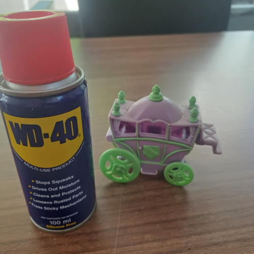 Játék felújítás WD-40-el
