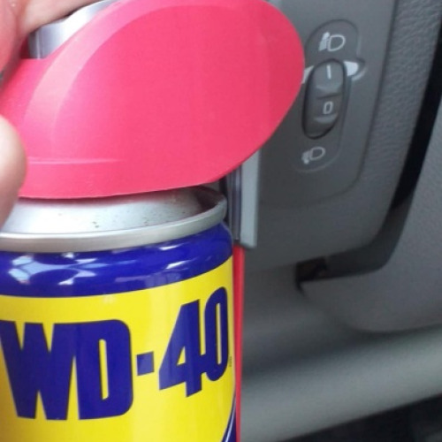 Autó állító gomb wd40