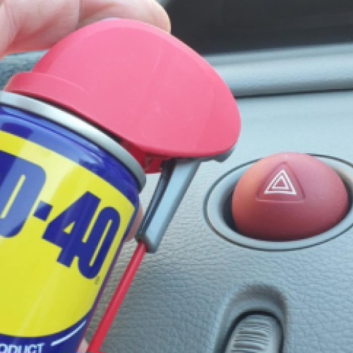 Autó elakadás jelző wd40