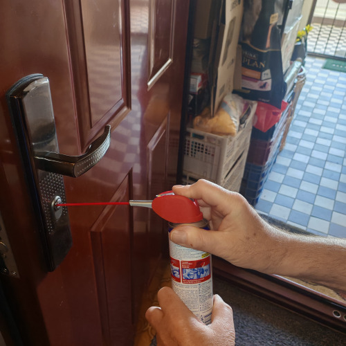 "Végre jól müködik a zár."