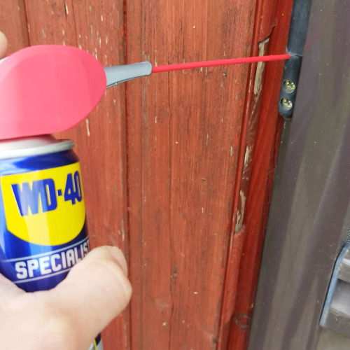 Szúnyogháló ajtó zsanér olajozása
