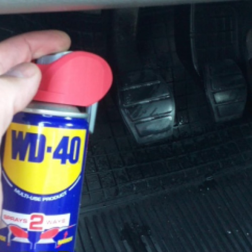 Autó pedálok wd40