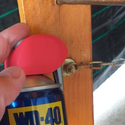 Falétra lánc wd40