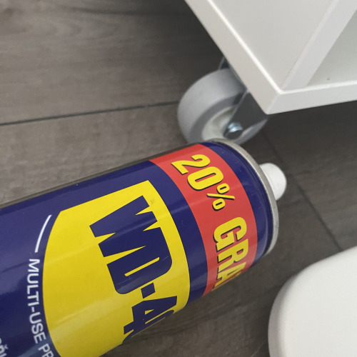 Gurulók befújása WD-40el
