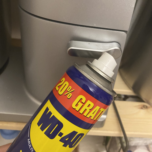 Konyhai robotgép kenése WD-40el