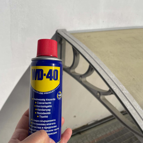 Előtető karbantartás WD40-el