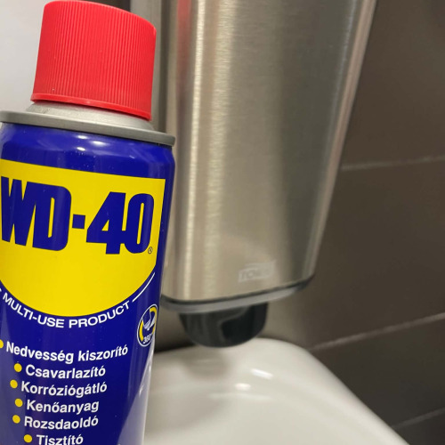 Szappan adagoló karbantartás WD40-el