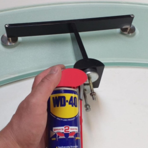 Üveg polc wd40