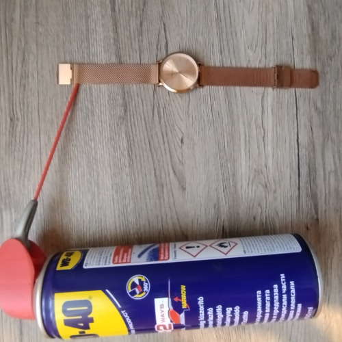 Óraszíj állítása WD 40-el