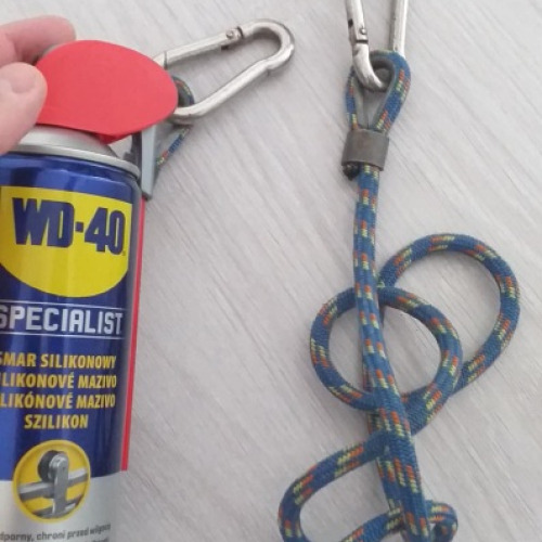 Rögzít/karabíner kötél wd40