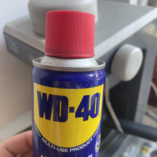 Kávéfőző  karbantartás WD-40-el!