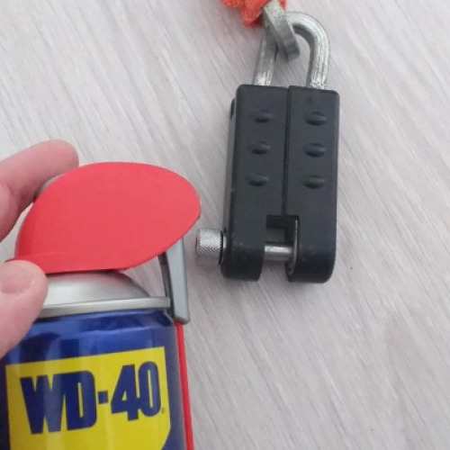 Bicikli zár wd40