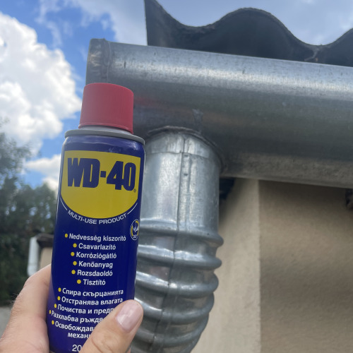 Csatorna karbantartás WD40-el