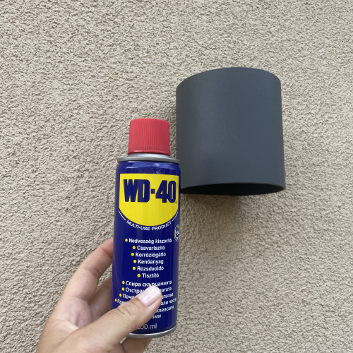 Kerti lámpa karbantartás WD40-el