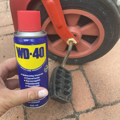 Bicikli felújítás WD40-el