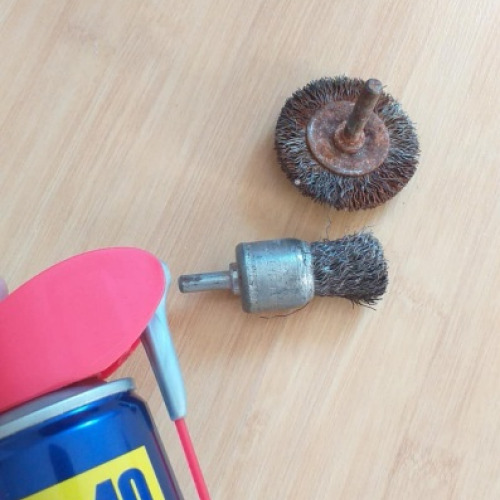 Drótkefe wd40